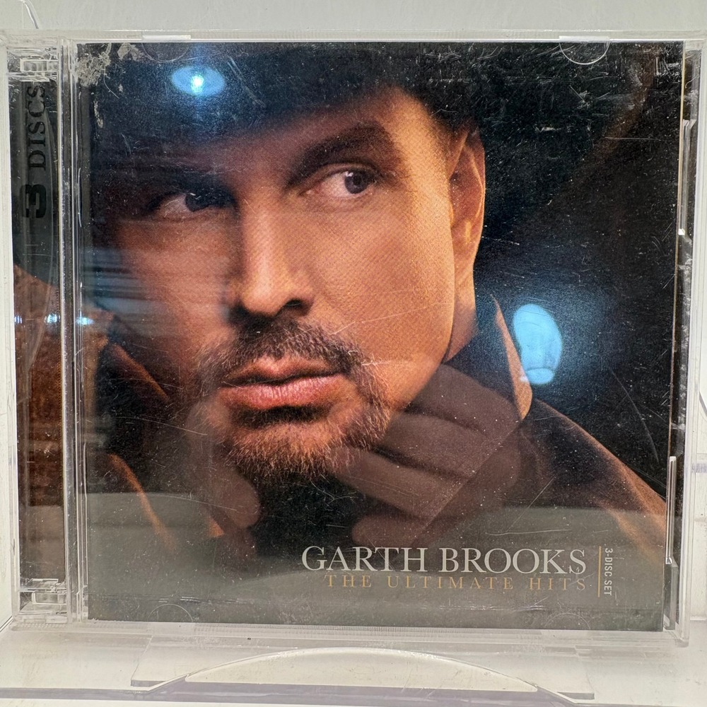 Garth Brooks The Ultimate Hits 3 Disc Set 2 CDs 1 DVD 854206001213 Country Music